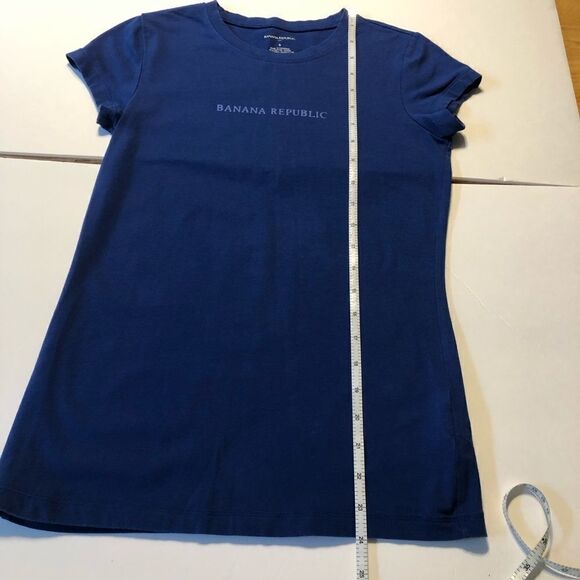 Banana Republic Blue Short Sleeve T-Shirt - Picture 3 of 6
